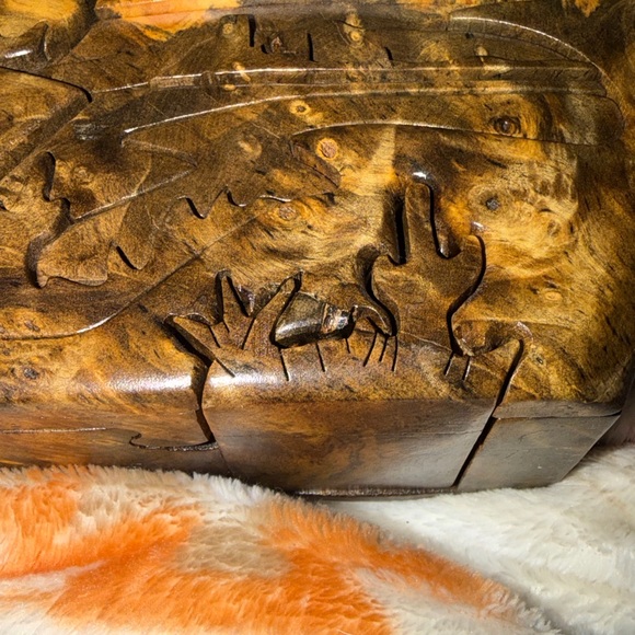 South Western Cowboy table art work puzzle box - Picture 8 of 12